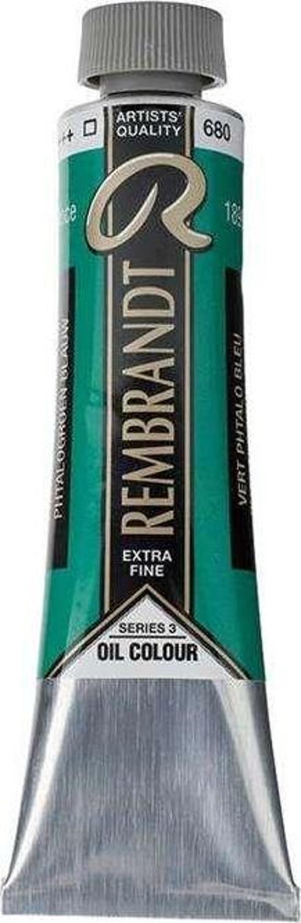 Rembrandt Yağlı Boya 40 ml Seri 3 Phthalo Green Blue 680 - Image 1