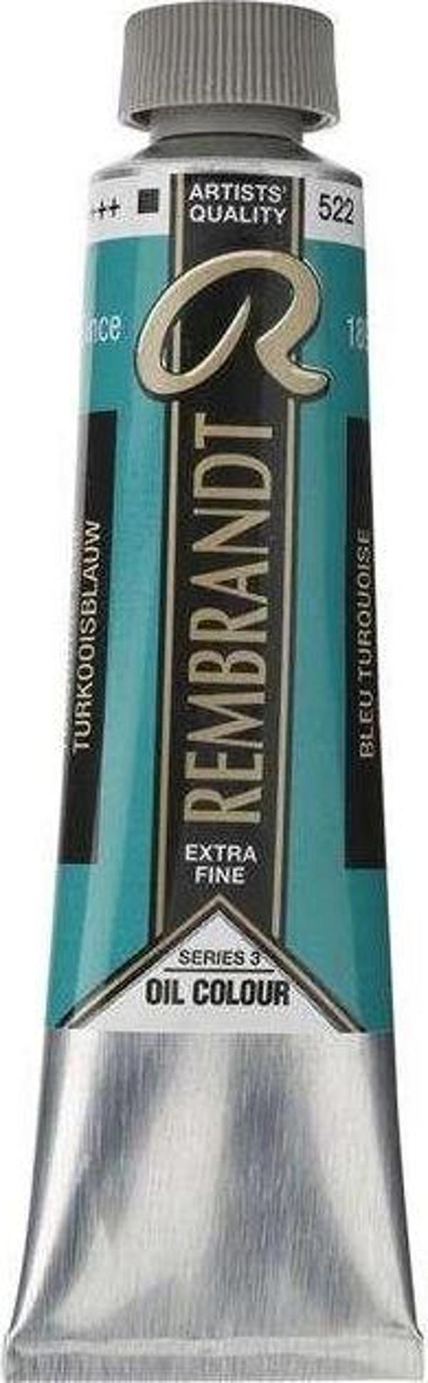 Rembrandt Yağlı Boya 40 ml Seri 3 Turquoise Blue 522 - Image 1