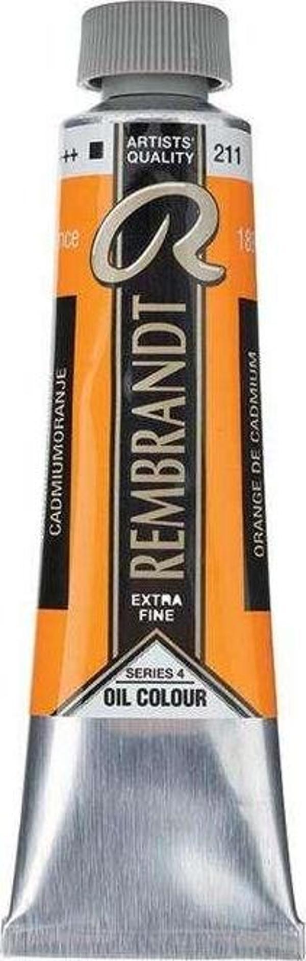 Rembrandt Yağlı Boya 40 ml Seri 4 Cadmium Orange 211 - Image 1