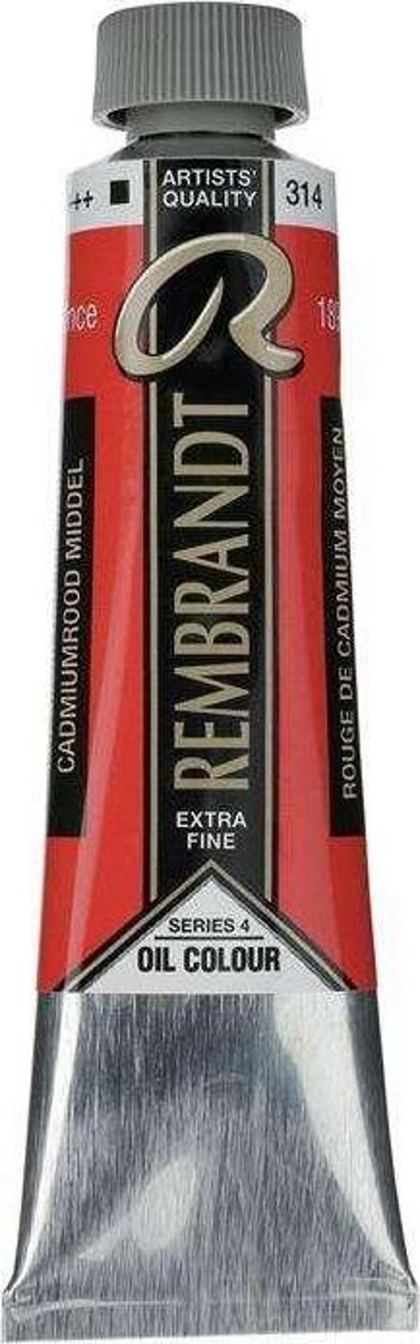 Rembrandt Yağlı Boya 40 ml Seri 4 Cadmium Red Medium 314 - Image 1