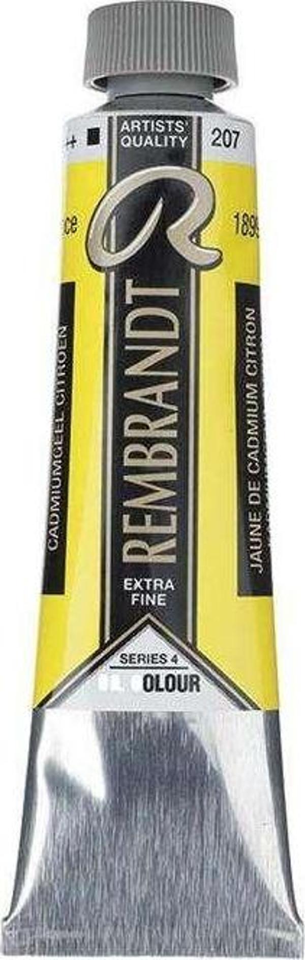 Rembrandt Yağlı Boya 40 ml Seri 4 Cadmium Yellow Lemon 207 - Image 1