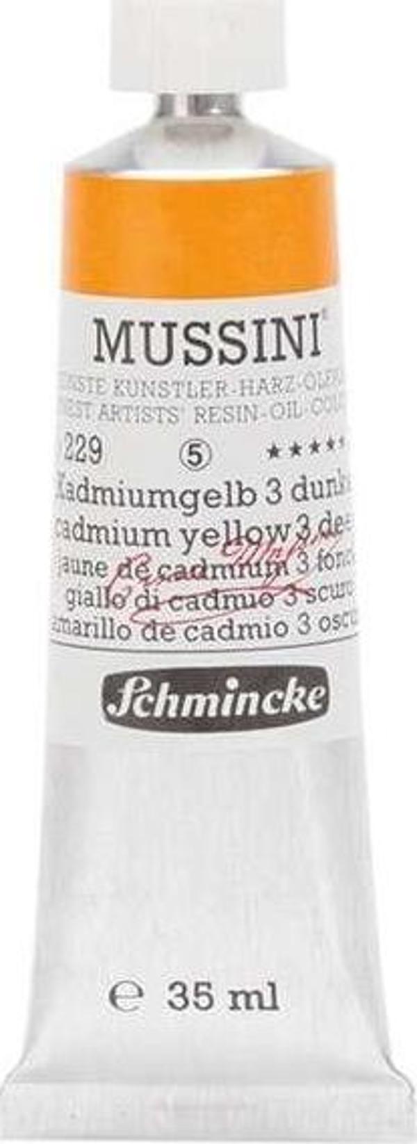Schmincke Mussini Artists Profesyonel Yağlı Boya 35 ml Seri 5 Cadmium Yellow Deep 10229 - Image 1