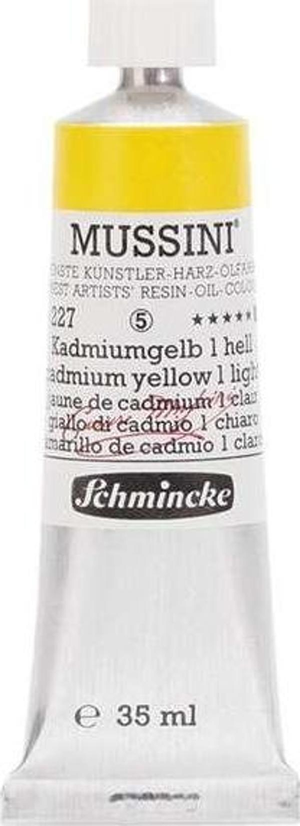 Schmincke Mussini Artists Profesyonel Yağlı Boya 35 ml Seri 5 Cadmium Yellow Light 10227 - Image 1