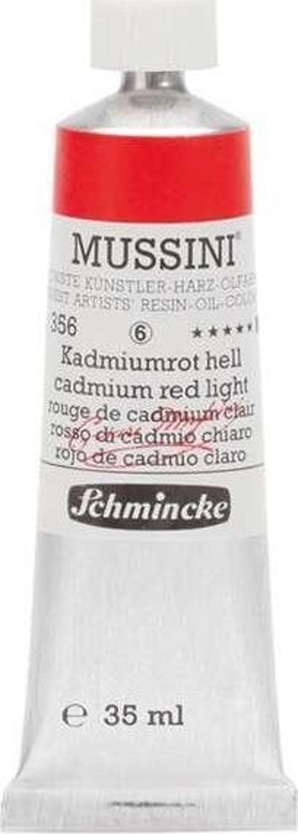 Schmincke Mussini Artists Profesyonel Yağlı Boya 35 ml Seri 6 Cadmium Red Light 10356 - Image 1