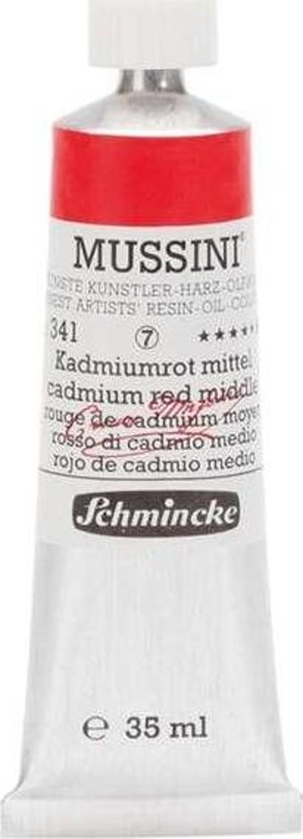 Schmincke Mussini Artists Profesyonel Yağlı Boya 35 ml Seri 6 Cadmium Red Medium 10341 - Image 1