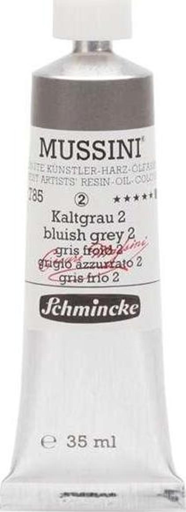 Schmincke Mussini Profesyonel Yağlı Boya 35 ml Seri 2 Bluish Grey 2 785 - Image 1