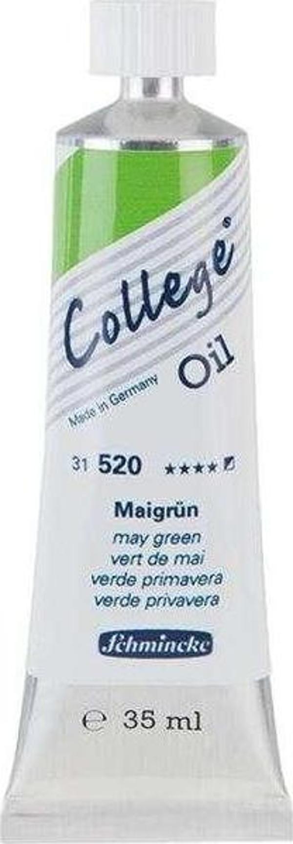 Schmincke College Oil Yağlı Boya 35 ml 520 May Green - Image 1