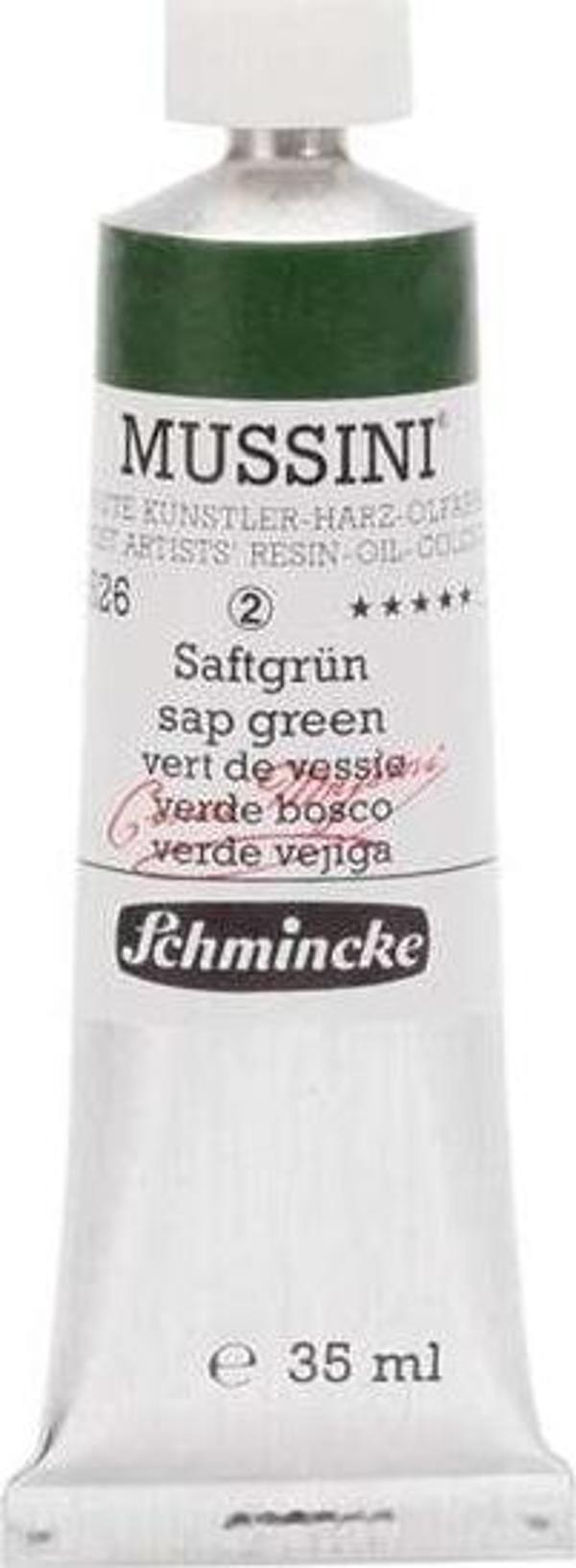 Schmincke Mussini Profesyonel Yağlı Boya 35 ml Seri 2 Sap Green 526 - Image 1