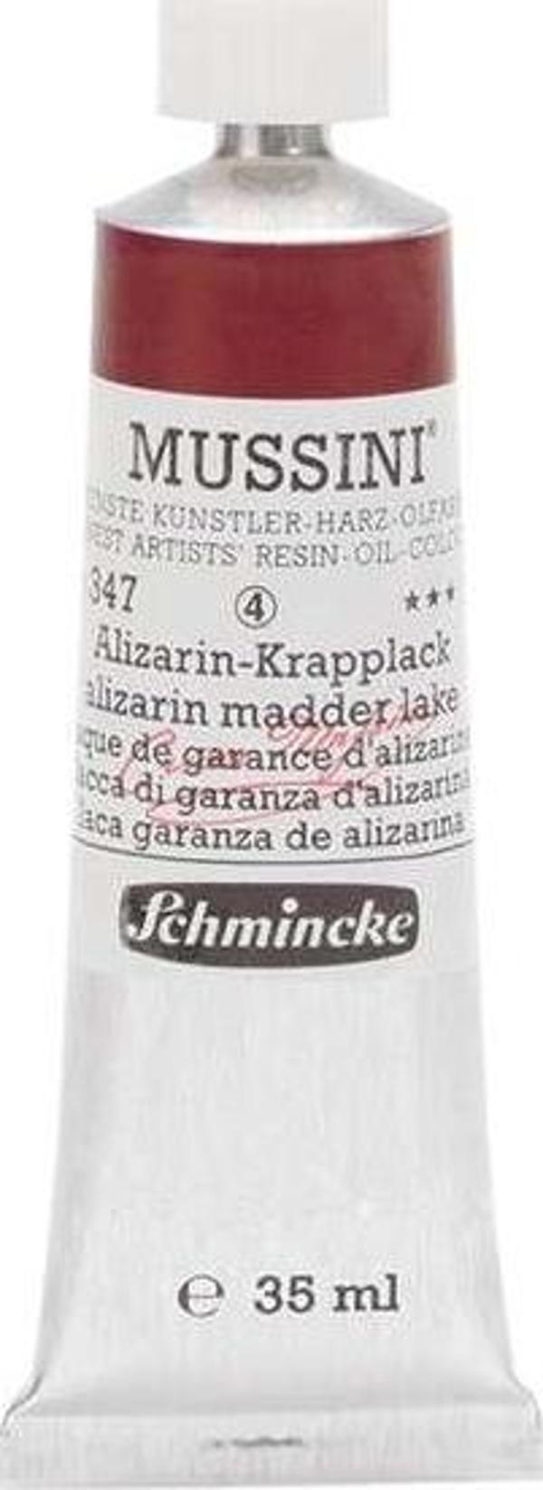Schmincke Mussini Profesyonel Yağlı Boya 35 ml Seri 4 Alizarin Madder Lake 347 - Image 1