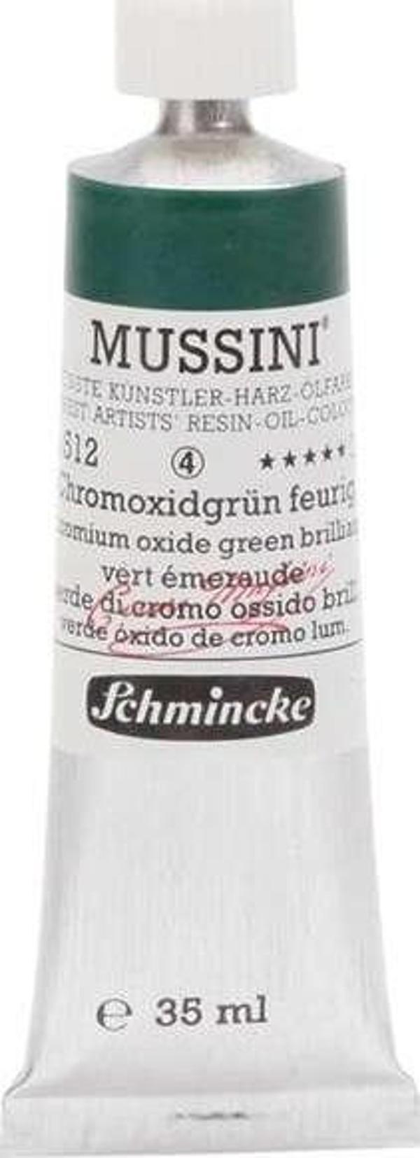 Schmincke Mussini Profesyonel Yağlı Boya 35 ml Seri 4 Chromium Oxide Green Brilliant 512 - Image 1