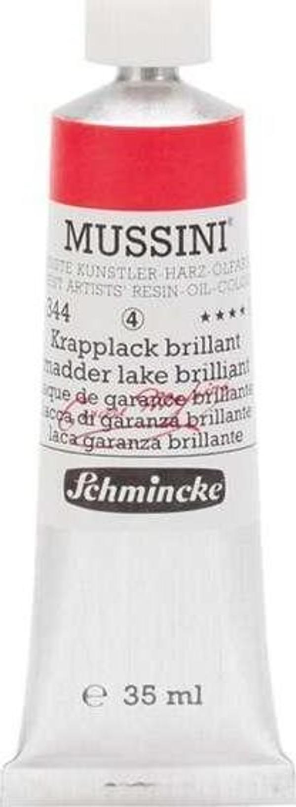Schmincke Mussini Profesyonel Yağlı Boya 35 ml Seri 4 Madder Lake Brilliant 344 - Image 1