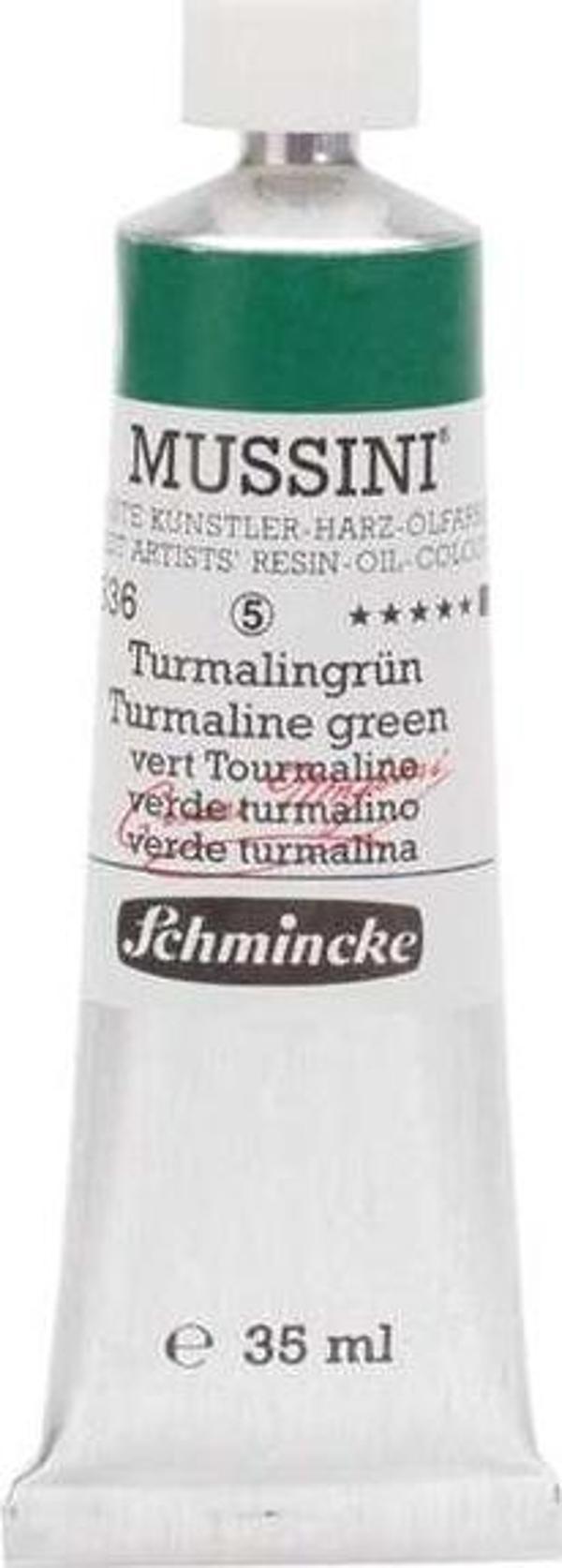 Schmincke Mussini Profesyonel Yağlı Boya 35 ml Seri 5 Turmaline Green 536 - Image 1