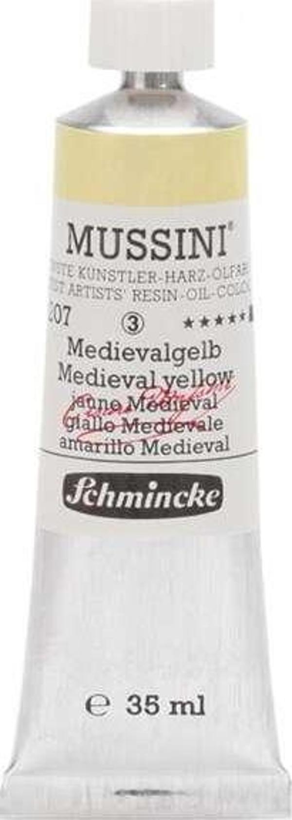 Schmincke Mussini Yağlı Boya 35 ml Seri 3 N207 Medieval Yellow - Image 1
