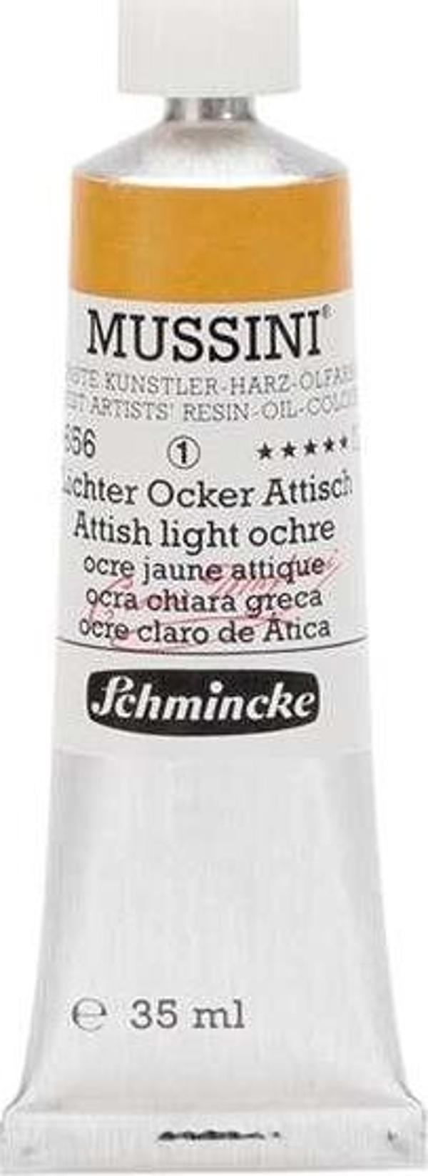 Schmincke Mussini Artists Profesyonel Yağlı Boya 35 ml Seri 1 Attic Light Ochre 10656 - Image 1