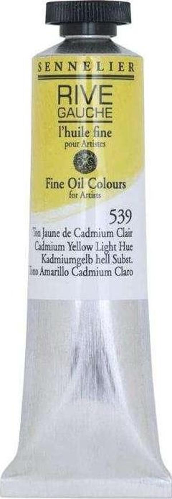 Sennelier Rive Gauche Fine Yağlı Boya 40 ml Cadmium Yellow Light Hue 539 - Image 1