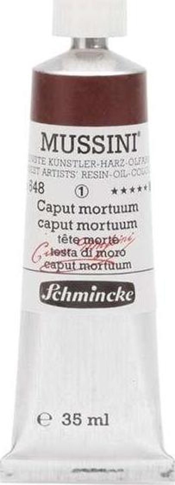 Schmincke Mussini Artists Profesyonel Yağlı Boya 35 ml Seri 1 Caput Mortuum 10648 - Image 1