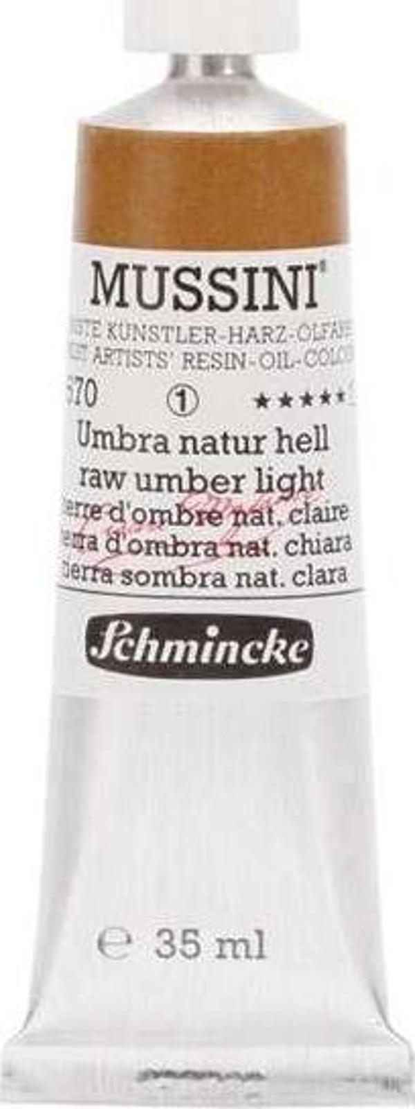 Schmincke Mussini Artists Profesyonel Yağlı Boya 35 ml Seri 1 Raw Umber Light  10670 - Image 1