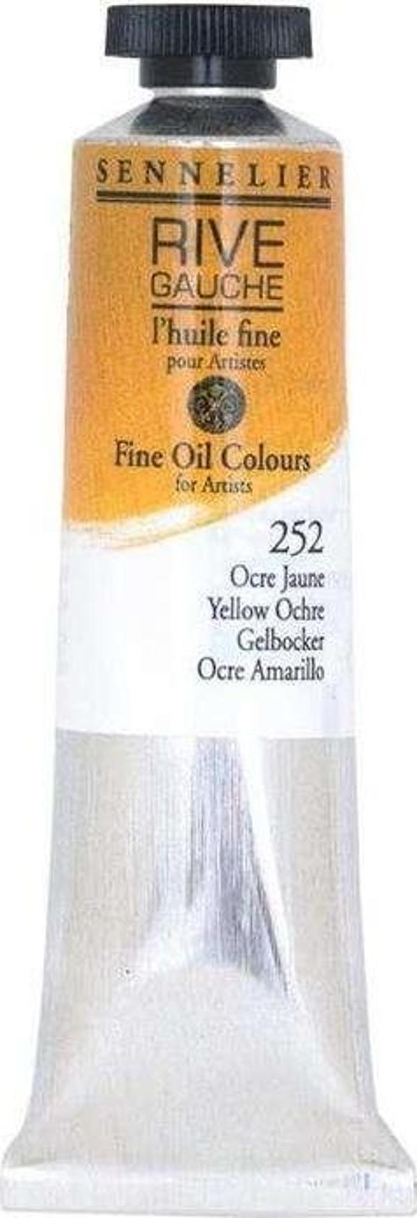 Sennelier Rive Gauche Fine Yağlı Boya 40 ml Yellow Ochre 252 - Image 1
