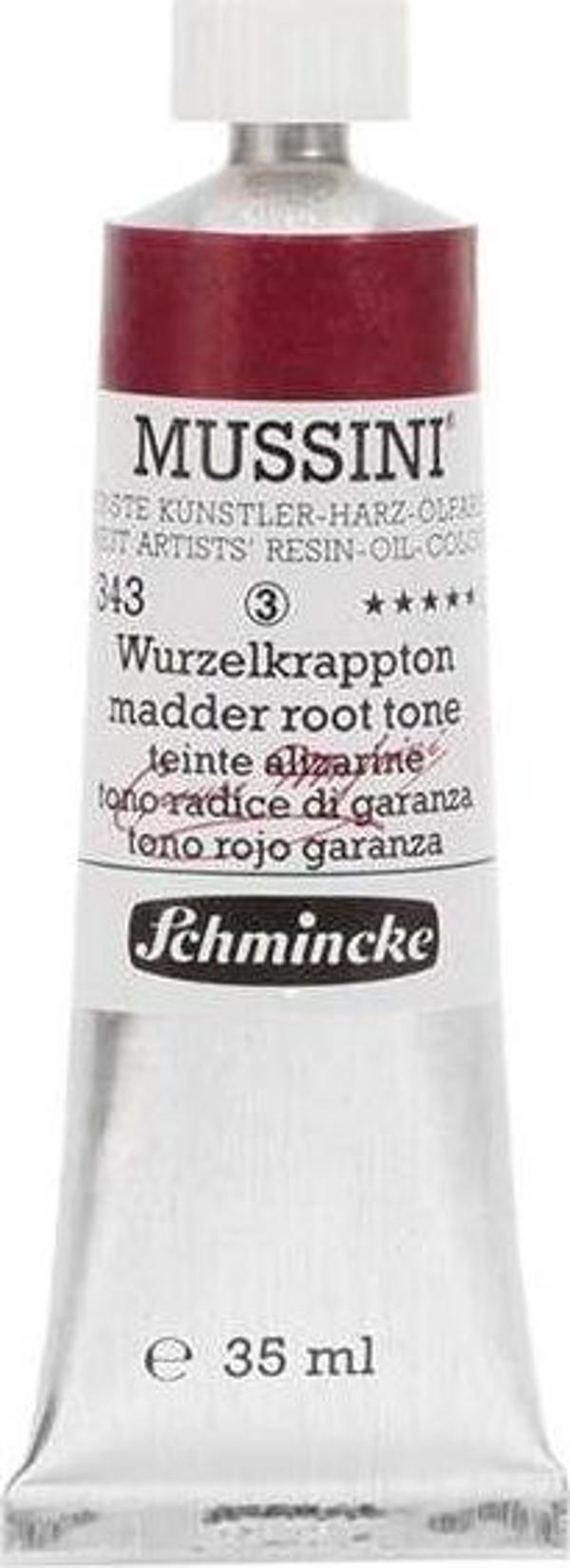 Schmincke Mussini Artists Profesyonel Yağlı Boya 35 ml Seri 3 Madder Root Red 10343 - Image 1