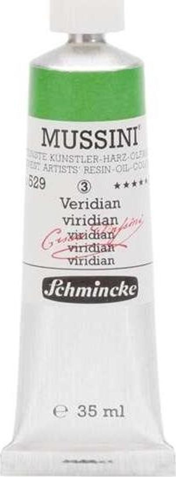 Schmincke Mussini Artists Profesyonel Yağlı Boya 35 ml Seri 3 Viridian 10529 - Image 1