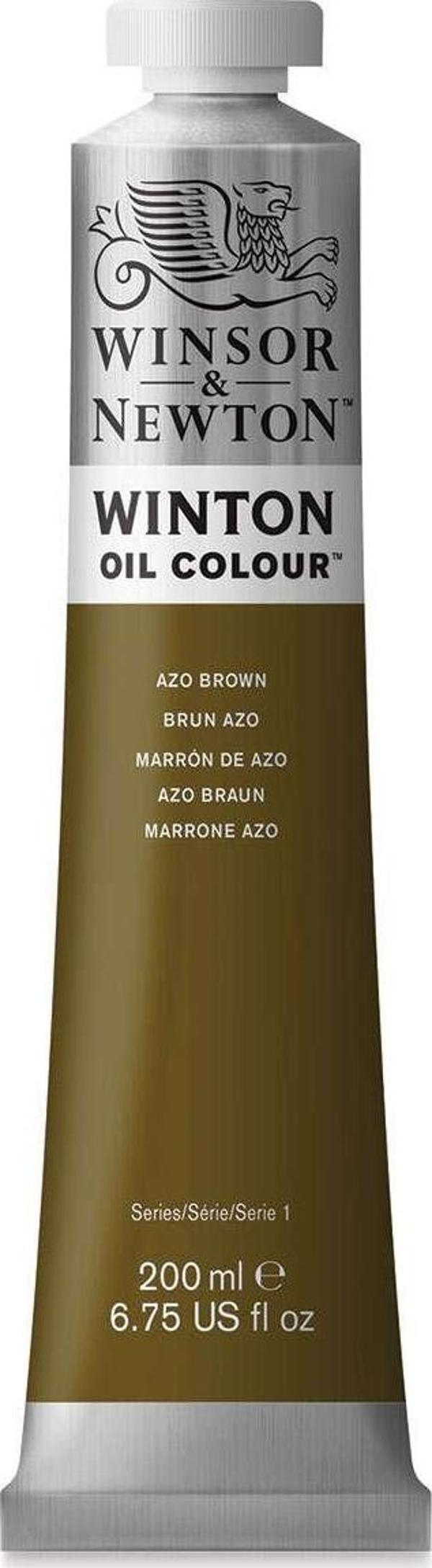 Winsor & Newton Winton Yağlı Boya 200 ml Azo Brown 389 - Image 1