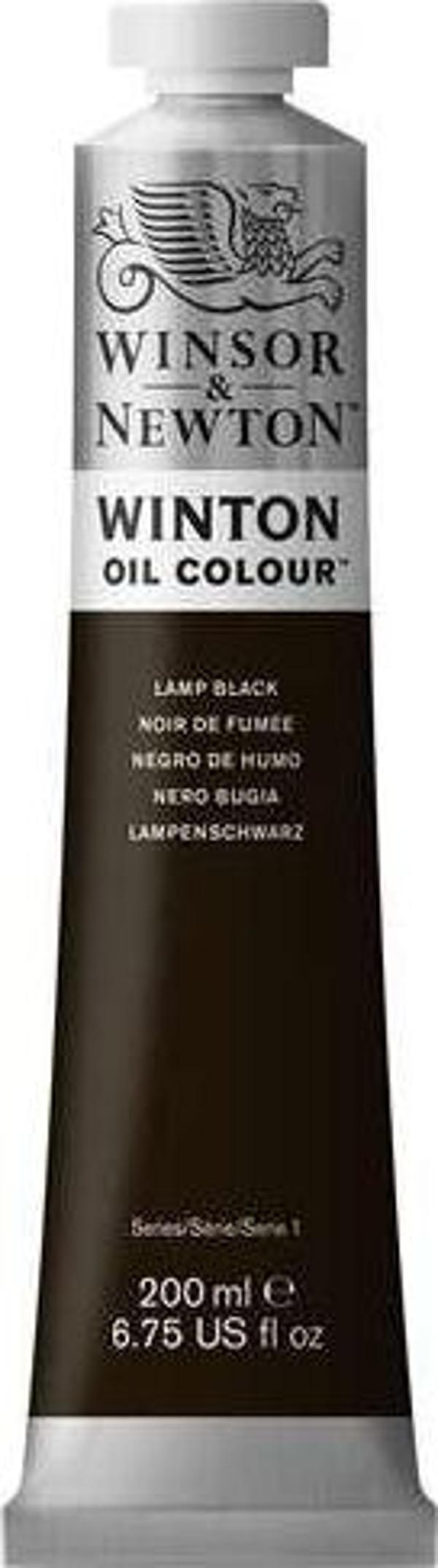 Winsor & Newton Winton Yağlı Boya 200 ml Lamp Black 337 - Image 1