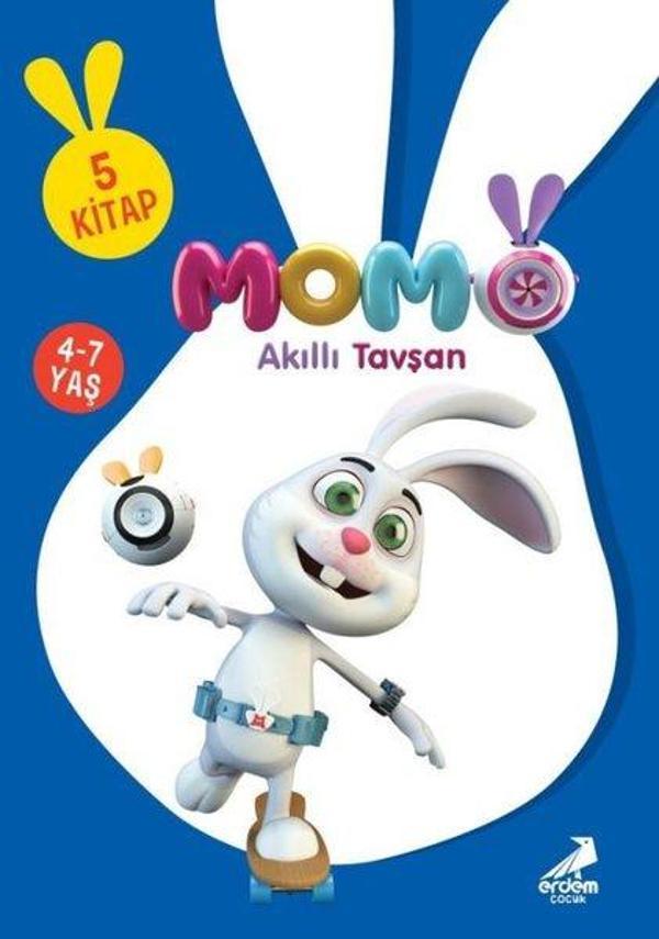 Akıllı Tavşan Momo Seti-5 Kitap Takım - Erdem Çocuk - Image 1