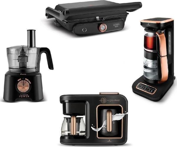 Karaca Gurme Luxury 2.0 Elektrikli Evlilik Paketi Black Copper - Image 1