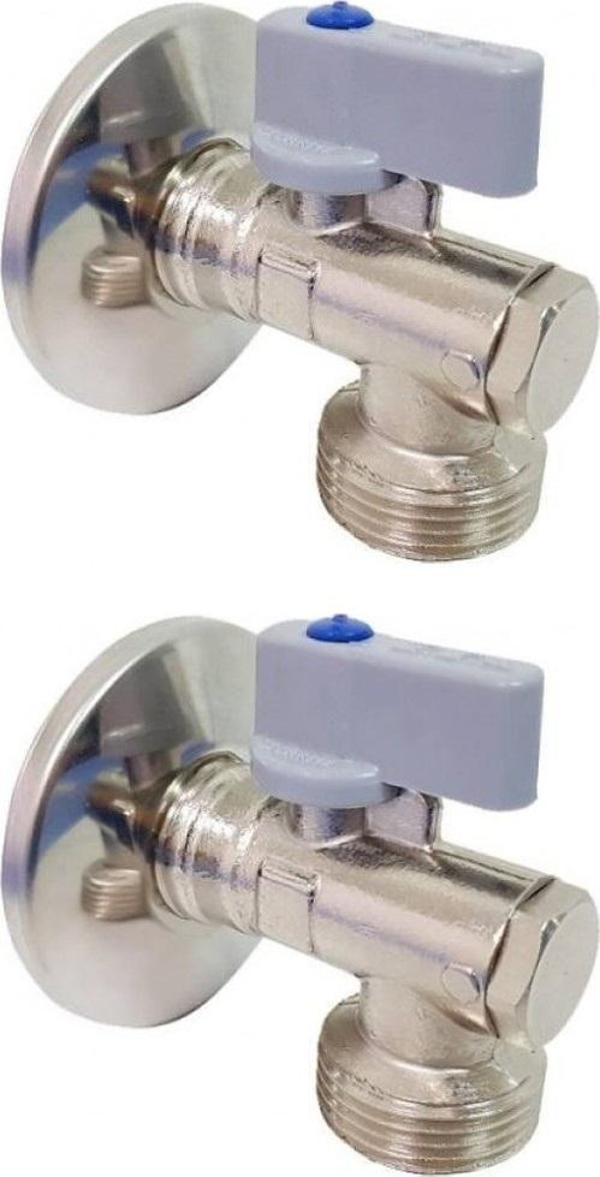  2 Adet ECA Filtreli Çamaşır / Bulaşık Makinası Musluğu 1/2 602111059 - Image 1