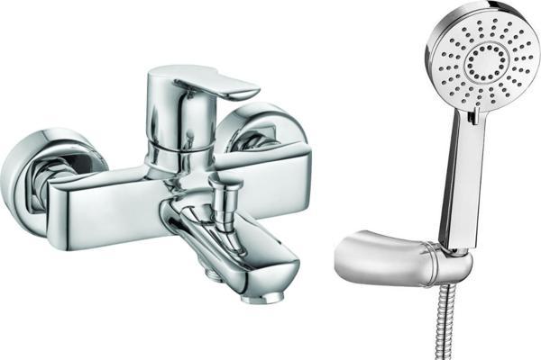 Eca Luna Banyo Bataryası + Eca Fırat Mafsallı Duş Seti Banyo Üst Takımı - Image 1