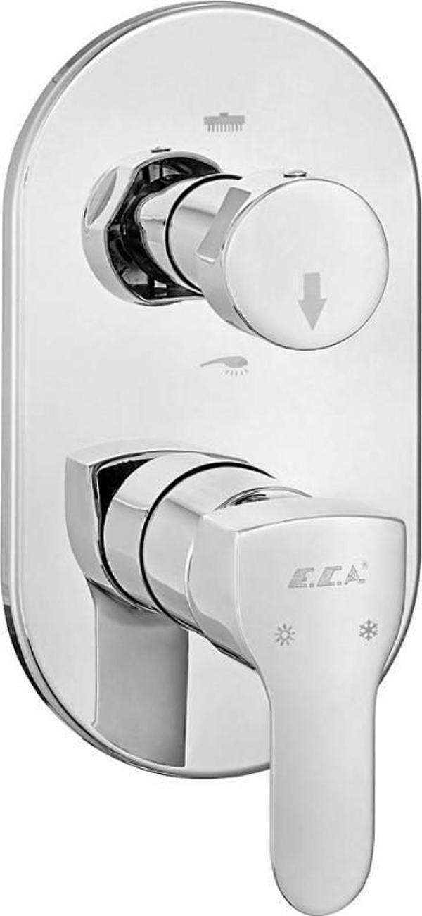 ECA Star Ankastre Banyo Bataryası Sıva Üstü 2 Yollu 102167209-EDE - Image 1