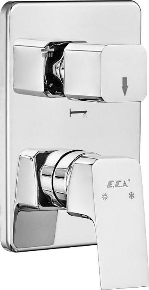 ECA Tiera Ankastre Banyo Bataryası Sıva Üstü 2 Yollu 102167235-KDE - Image 1