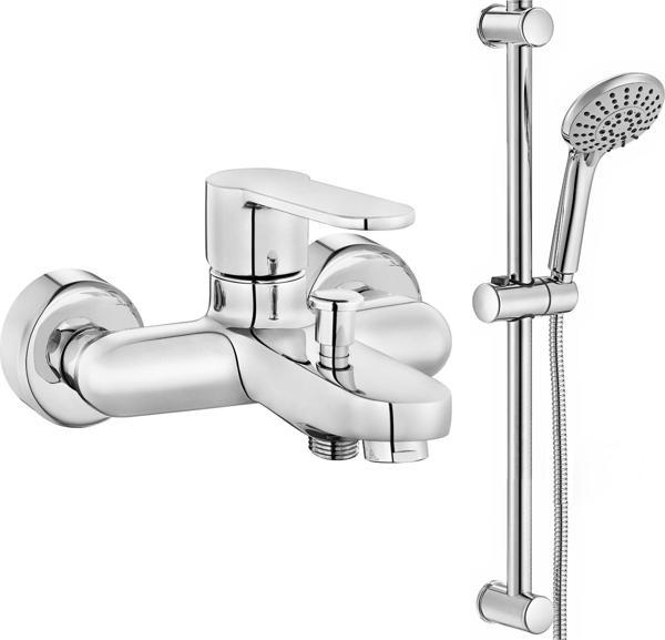 Eca Nita Banyo Bataryası + Eca Logica Sürgülü Duş Seti Üst Takımı - Image 1