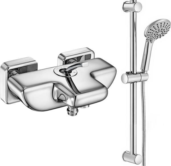 Eca Novita Banyo Bataryası + Eca Logica Sürgülü Duş Seti Üst Takımı - Image 1