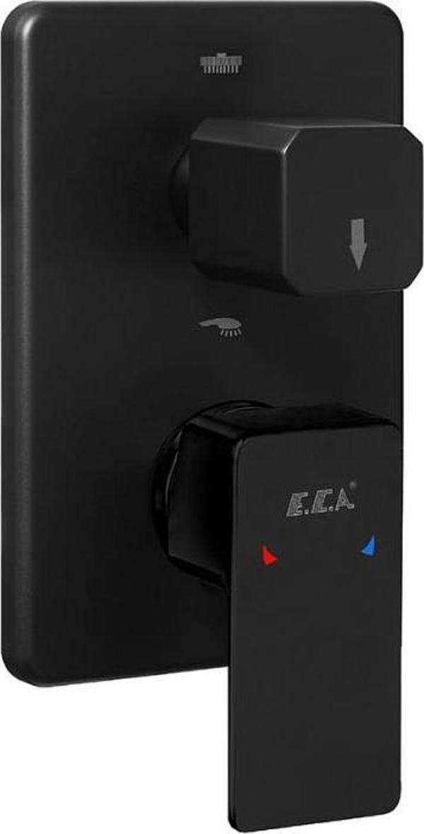 ECA Royal Ankastre Banyo Bataryası Sıva Üstü 2 Yollu Mat Siyah 102167251C1-KDE - Image 1