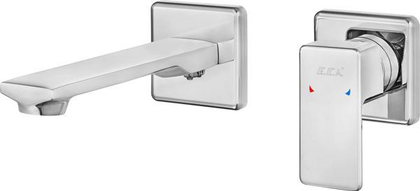ECA Royal Ankastre Lavabo Bataryası Sıva Üstü Çift Rozet 102167621-KK - Image 1
