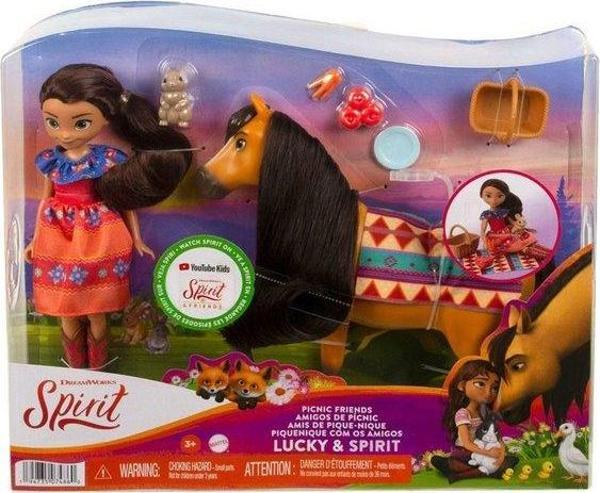 Mattel DreamWorks Spirit ve Lucky Piknikte Oyun Seti HHR35 - Image 1