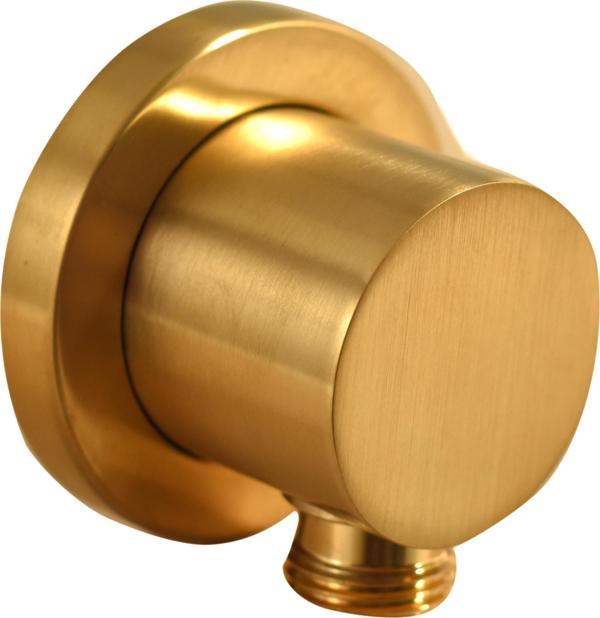 T-MAY Gold Ankastre El Duşu Çıkışı Mat Altın Renkli  - Image 1