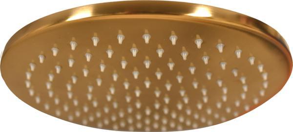 T-MAY Gold XL Tepe Duş Başlığı Mat Altın Renkli - Image 1