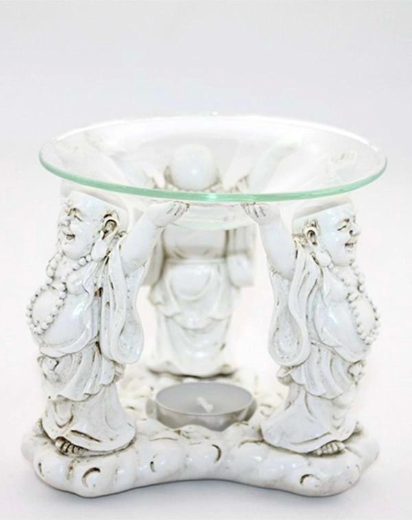 Buhardanlık Buda Budha Seramik Cam Buhurdanlık - Image 1