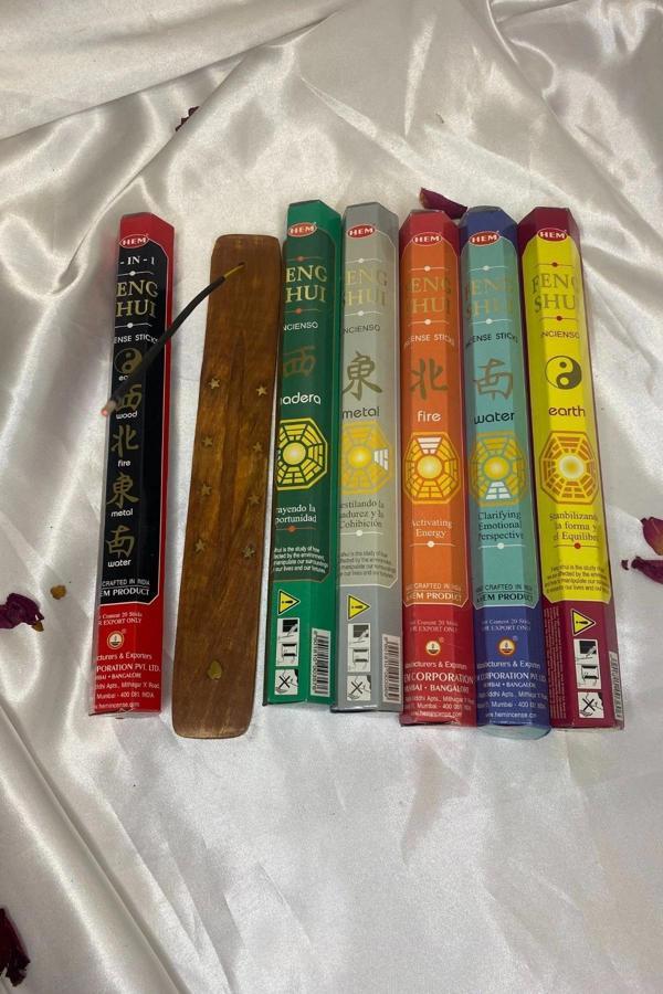 Çubuk Tütsü Seti 120 adet Feng Shui 5 Element Meditasyon - Image 1