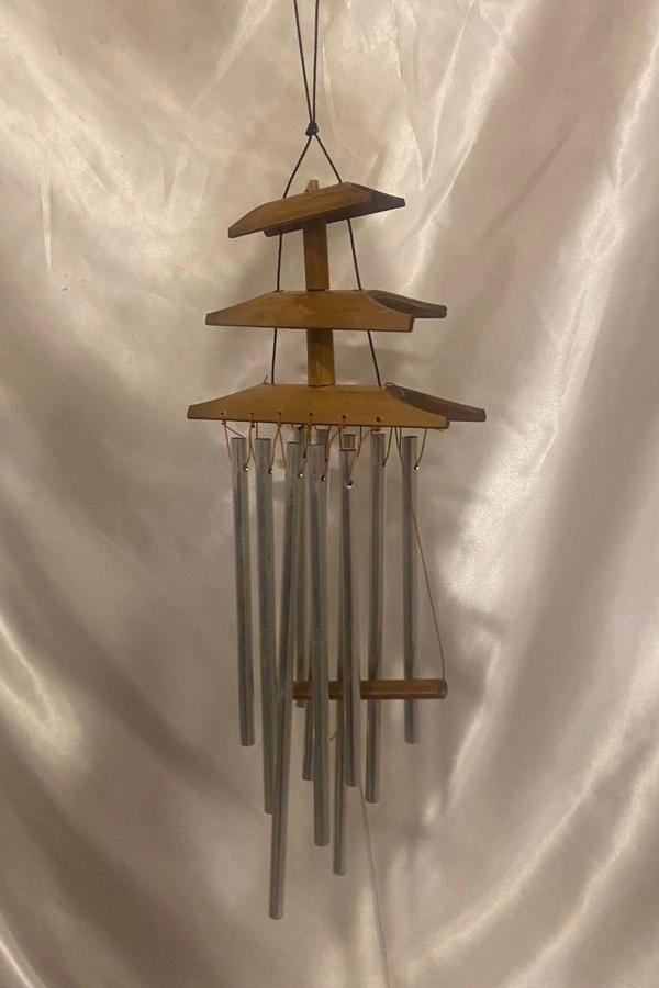 Deprem Zili Çanı Rüzgar Çanı Zili Feng Shui Ejderha Yılı Koruma Şık Borulu Bambu Katlı Pagoda - Image 1