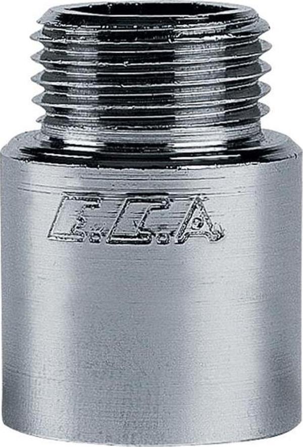 ECA 1/2  2,5cm Uzatma Krom (Musluk Uzatma) 102134016 Pirinç - Image 1