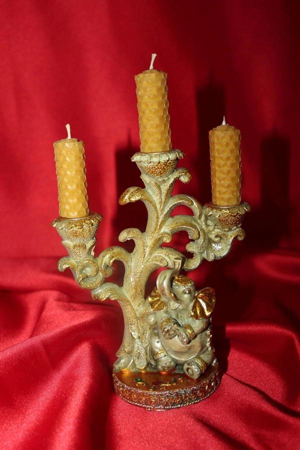 Şamdan Fil Objeli Mumluk - Image 1