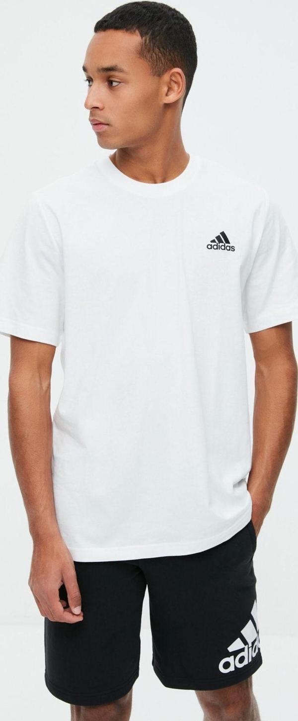 Essentials Embroidered Small Logo Short-sleeve Erkek Tişört - Image 1