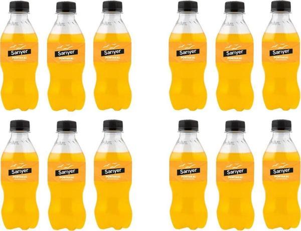 Sarıyer Portakal Aromalı Gazoz 250 Ml X 12 Adet - Image 1