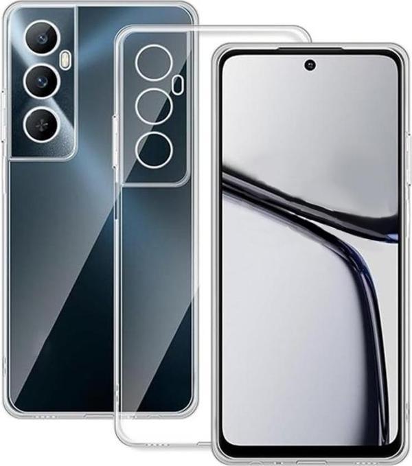 Realme C65 Kılıf Kamera Korumalı Silikon Şeffaf Arka Kapak - Image 1