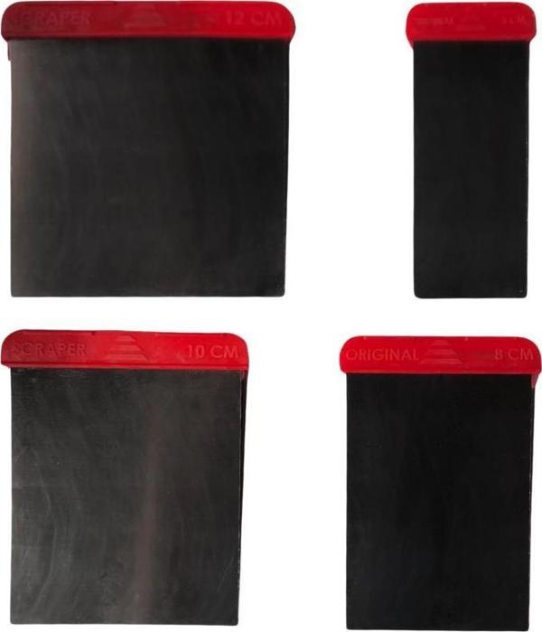 İzmir Fırça Oto Spatula Takımı - 5-8-10-12 x 12 cm. - 4 Parça Set - Image 1