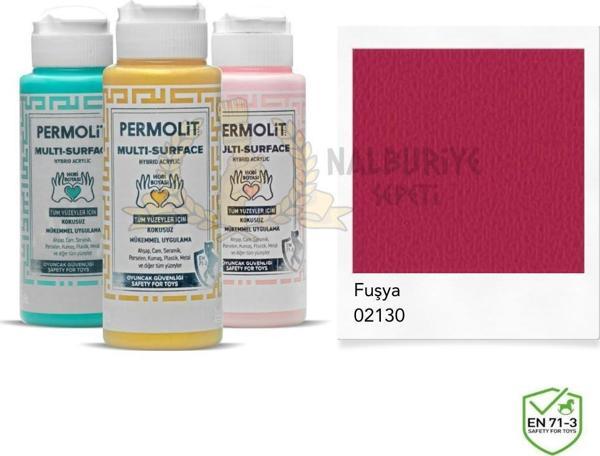 Permolit Multi Surface Akrilik Hobi Boyası FUŞYA 120 ml. - Image 1