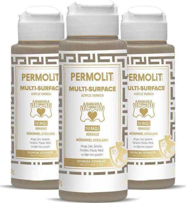 Permolit Multi Surface Akrilik Hobi Boyası MAT VERNİK 120 ml. - Image 1